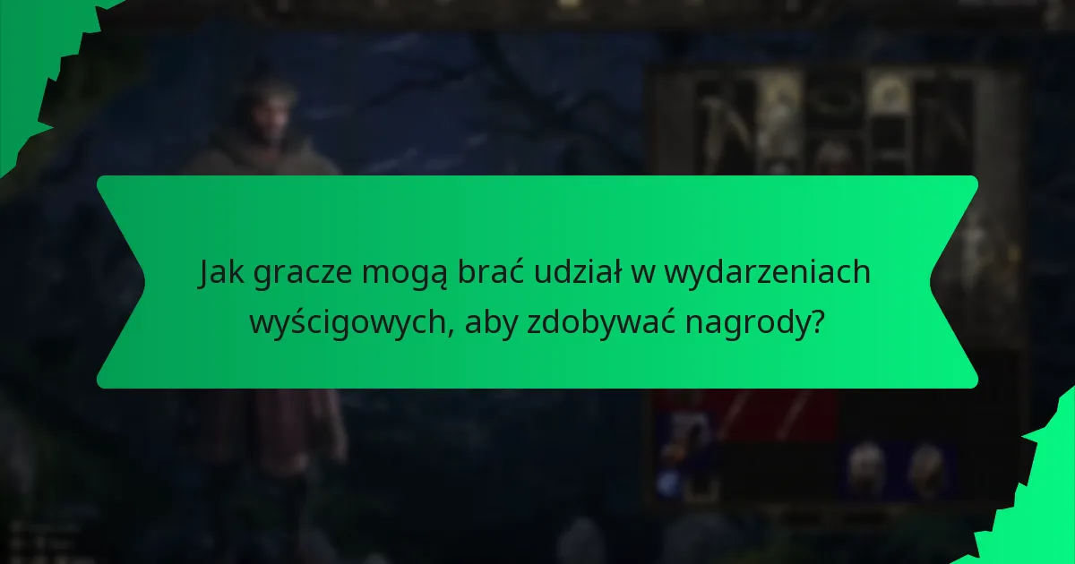 Jak gracze mogą brać udział w wydarzeniach wyścigowych, aby zdobywać nagrody?