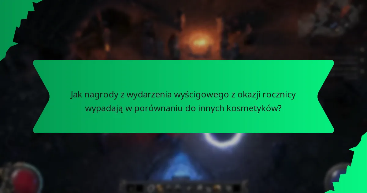 Jak nagrody z wydarzenia wyścigowego z okazji rocznicy wypadają w porównaniu do innych kosmetyków?