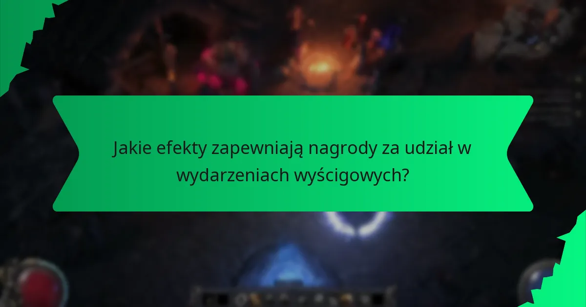 Jakie efekty zapewniają nagrody za udział w wydarzeniach wyścigowych?