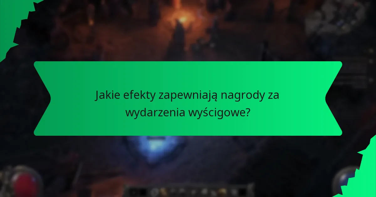 Jakie efekty zapewniają nagrody za wydarzenia wyścigowe?