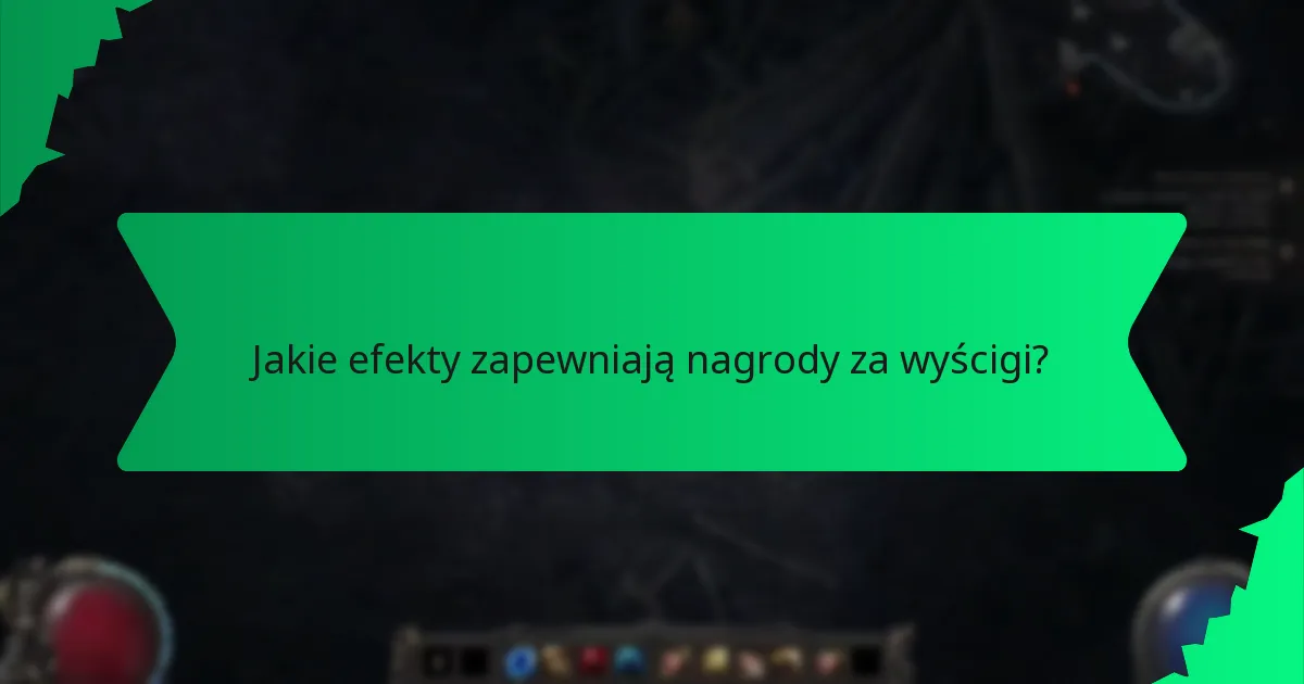 Jakie efekty zapewniają nagrody za wyścigi?